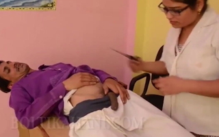 Desi Nurse Gets Fucked By Patient‘s Black Cock, Hindi Jocosity Sex