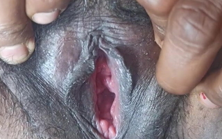 desi bhabhi showing a little bit inside of pussy, the pink part