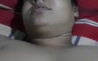 Bhabhi’s hot boobs added to pussy