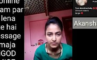 Indian school spread out making Selfie video for her boyfriend