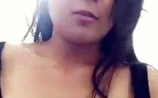 Desi girl Selfie for bf, boobs and heavy nipples