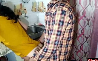 Unsatisfied wife Ki fucking in kitchen