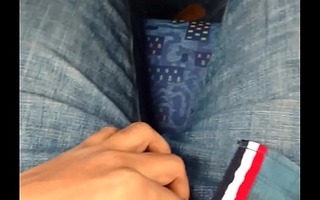 indian horny boy dare to do masturbation in bus first time dare