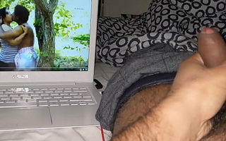 Indian Punjabi British Masturbating Cock Dick During the time that Watching Indian Web Series With Audio