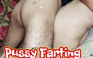 indian Mom Pussy Farting first time, desi Mom netu with hairy armpits pussy fucking added to farting