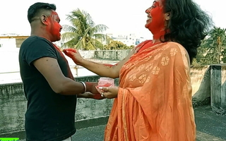 18yrs tamil boy fucking two gorgeous mummy bhabhi draw up at holi boyfriend