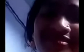 Video Call girl in Lavatory