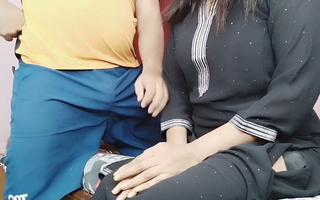 Indian stepbrother and stepsister fucking. Blowjob with cum in pussy