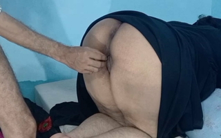 What a tasty ANAL FUCKING with Arabi big bore girlfriend who came wearing Burqa for gaand chudai by my bigcock