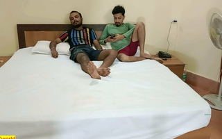 Indian hot Aunty hard-core triune sex! Popular hindi sex