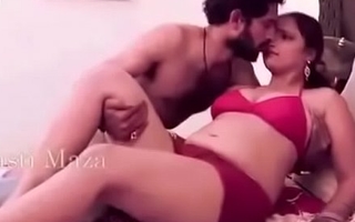 Bhabi  sexy Honeymoon hot red bra