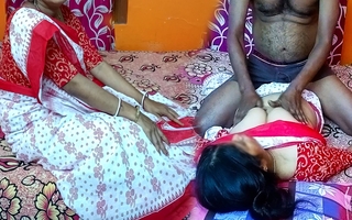 Desi Hot Wife Fucked Changeless By Husband During Honeymoon