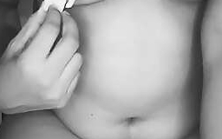 Hot Mumbai Mallu teen stripping off last pieces of cloth from her horny cum-hole and tits