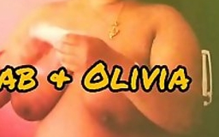 Heavy boobs Bengali wife Naughty Olivia cleaning CUM from their way body