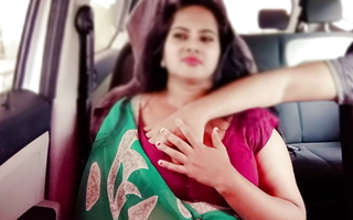 Huge Boobs Indian Step Wet-nurse Disha Rishky Lead Sex in Motor car - Hindi Crear Audio