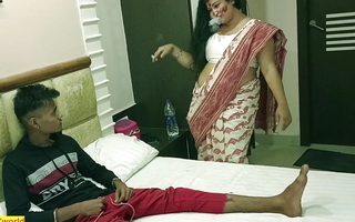 Indian Bengali Stepmom First Sex with 18yrs Young Stepson! With Clear Audio