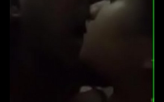 Aunty sucking the join up cock