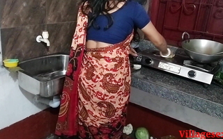Indian Red Saree Wife Fuck All round Hard Fucker ( Official Video By Villagesex91 )
