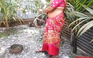 Bengali Desi Bhabhi Outdoor Chudai Devar Ke Saath red Saree dame (Official Video Hard by Villagesex91 )