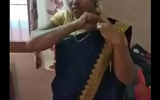 MALLU Join in matrimony HER CLOTHS AND BOOBS Engulfing PART 2