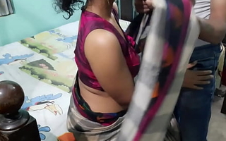 Indian aunty sex with his son give law-in Hindi