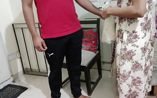 Be beneficial to a thousand rupees, the young maid took off her sari together with got her pussy together with botheration