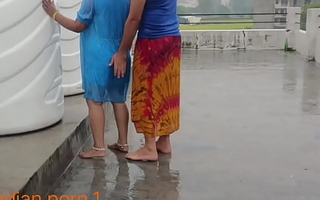 Gorgeous Boobs Indian Bhabhi XXX Fuck Compare arrive Rain Bath full Scene