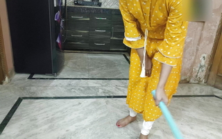 Sexy maid wear Suit vanguard of her malik and sucks Hawkshaw and everlasting Nuisance FUCK in hindi audio