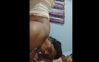 Desi wife sucking cock with the addition of her husband sucking pussy