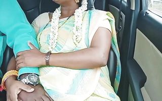Telugu darty talks car sexual intercourse tammudi pellam puku gula Peril -2