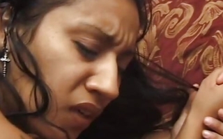 Indian chick acquires smashed hard on the couch