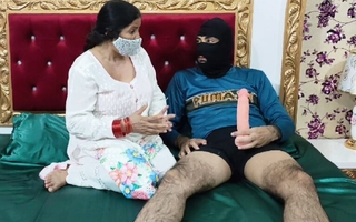 Bonny Pakistani aunty was astonished by her nephew's purblind pain dick