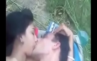 Bhabi acquires fucked open-air garbled with BF