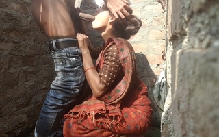 Indian Desi Erotic Bhabhi fucks in the openly bathroom outdoors