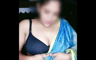 Sexy horny girl romance relative to shadow sex show saggy bosom pressing dirty talking telugu audio telugu fuckers