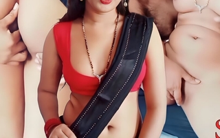 Cute Saree Bhabhi devar ke sath Ganda sex (Hindi Audio) cheating get hitched