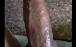 Indian Desi Guy Cleaning his big black dick and masterbating unmitigatedly hard