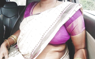 Telugu aunty stepson in law car sex part - 1, telugu dirty talks
