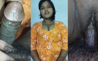 Indian Fucked stepsister Sofia by showing her cock with Hindi Audio
