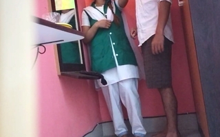 New Indian school girl fucking with will not hear of teacher