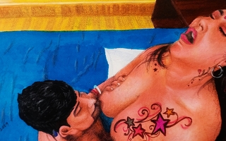 Dispirited art or taking of XXX Indian woman fucking her husband