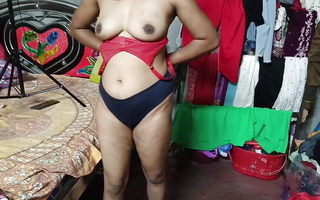 Desi Bhabhi Way Her Morose Boobs & Pussy
