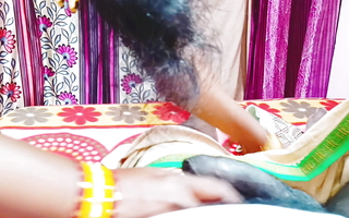 Indian sexy saree step daughter shagging father in law, telugu DIRTY TALKS.