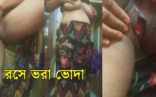 Bangladeshi full-grown uncompromisingly hot 18+ Young bhabi masturbate her pussy and divulge her asshole