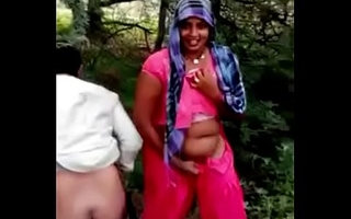 Desi Outdoor copulation made off out of one's mind couple Funny
