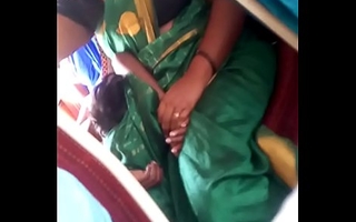 Aunty in bus.. blouse teat visible... Watch carefully 2