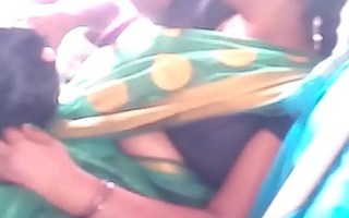 Aunty in bus.. blouse nipple visible... Watch watchfully 3