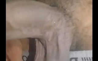 Indian big cock masturbating in toilet