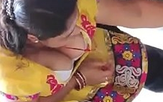 Hottest indian maid chunky boobs cleavage