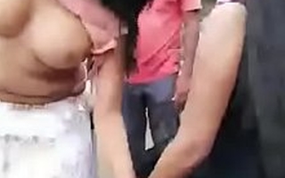 HOT INDIAN STREET DANCE AND BOOBS EXPOSING